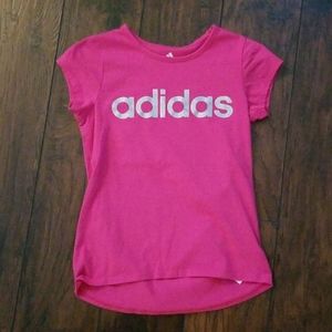 Girls short sleeve adidas shirt